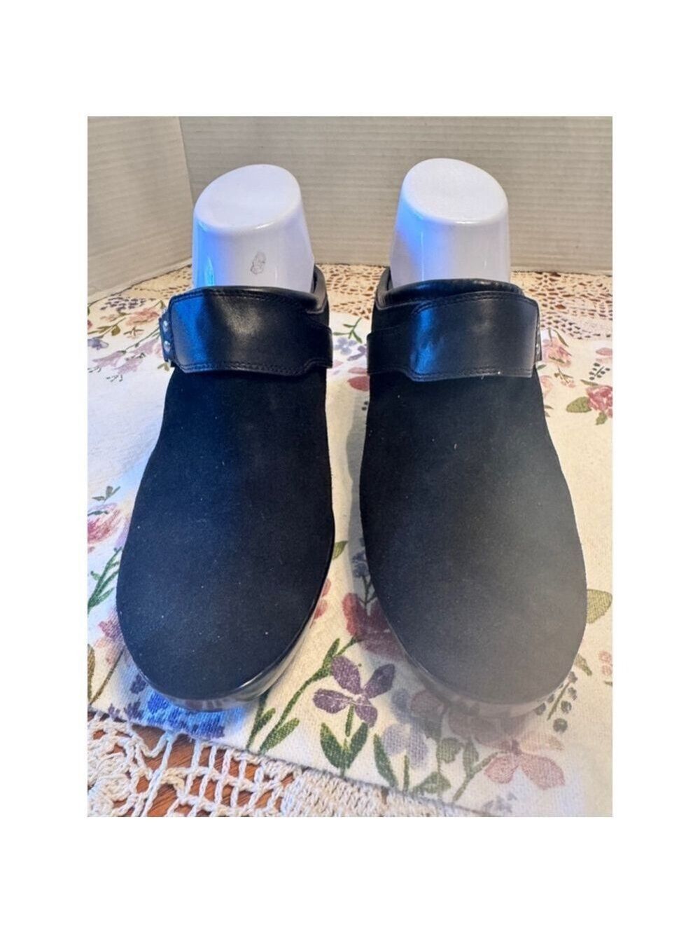 Cole Haan Black Suede Clogs Size 11 Nike Air
